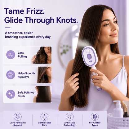 Blovrex™ 5-in-1 Mist Massage Hair Brush